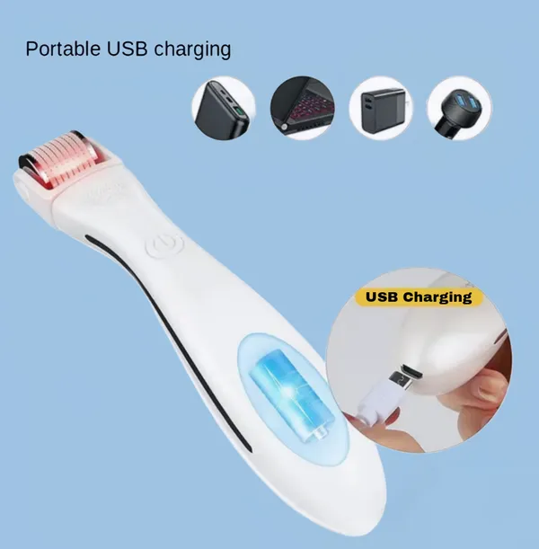 Titanium_Electric_Derma_Roller_0.5Mm__Replaceable_540_Microneedle_Head_With_Red_Light_Therapy__Boost_Hair_Growth_&_Rejuvenate_Skin__Fast_Result.