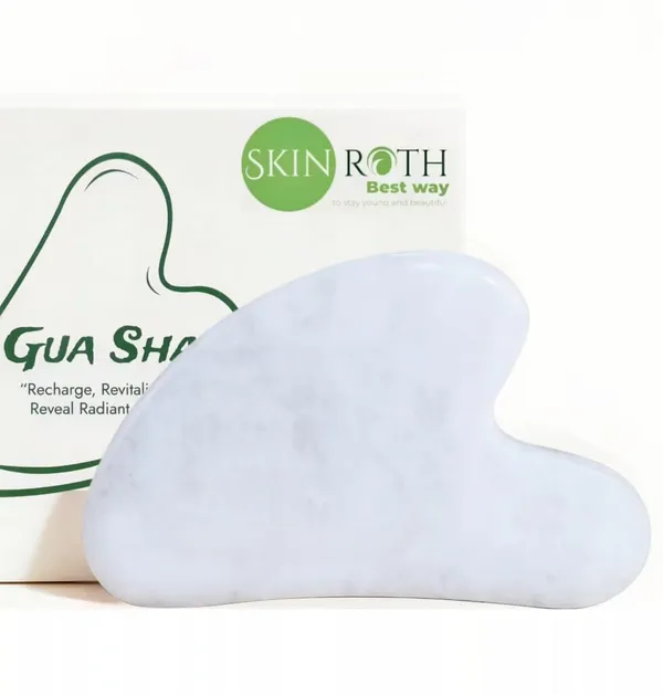 Clear_White_Rose_Quartz_Gua_Sha_-_Facial_Handheld_Massager_Tool_For_Anti-Aging,_Cooling_Effect,_Relaxation,_And_Skin_Brightening_-_Lymphatic_Drainage_For_Face,_Neck,_And_Jawline
