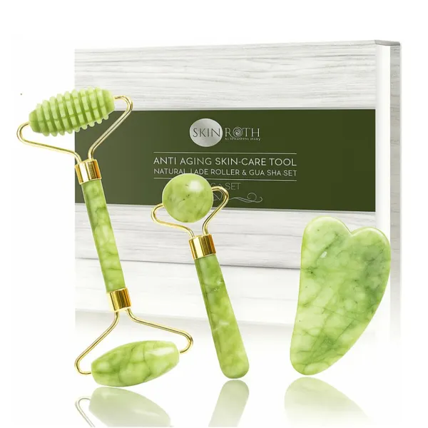 Grade-A+_Textured_Jade_Roller_&_Gua_Sha_-Natural_Anti-Aging_Facial_Roller_For_Eye,_Neck,_Jawline,_Wrinkle,_Puffiness_&_Body_3-In-1_Massager_Tool_For_Skin_Glowing