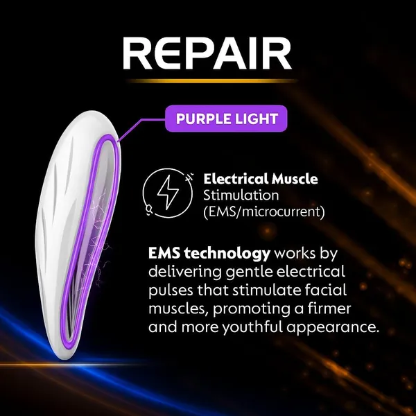 Handheld_Face_Massager_Machine__Smart_Electric_Gua_Sha_With_Ems_Technology__Red,_Blue_&_Purple_Led_Light_Therapy__Hot_&_Cold_Sonic_Massage_For_Anti-Aging,_Acne,_Skin_Repair__1-Year_Warranty