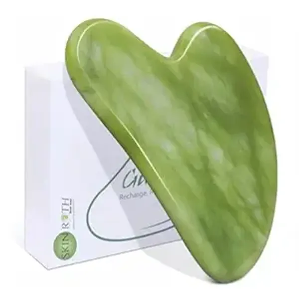 Authentic_Jade_Gua_Sha_|_Facial_Massager_for_Glowing_Skin_&_Anti-Aging_|_Comes_with_Damage_Protection_&_Dry-Cold_Technology_Box_|_Both-Side_Smooth_Edge_for_Puffiness_Relief_&_Sculpting