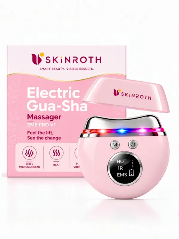 EMS_Pro-V1|_Face_Lift_Gua_Sha_Massager_|_EMS/Microcurrent_Facial_Device_|_9_Level_Vibration_&_Heat_|_Red_&_Blue_LED_Light_Therapy_|_Face_Tightening,_Jawline_Sculpting_&_Anti_Aging_Tool_for_Men/Women_|_Pink