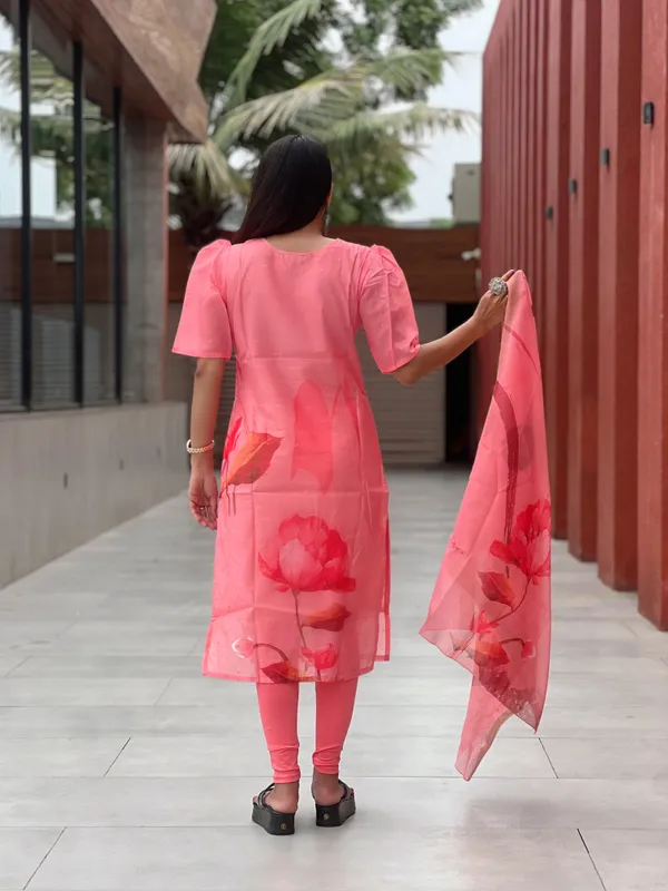 Pink_Chanderi_Cotton_Premium_&_Elegant_Straight_Kurti_With_Dupatta_Set_For_Women