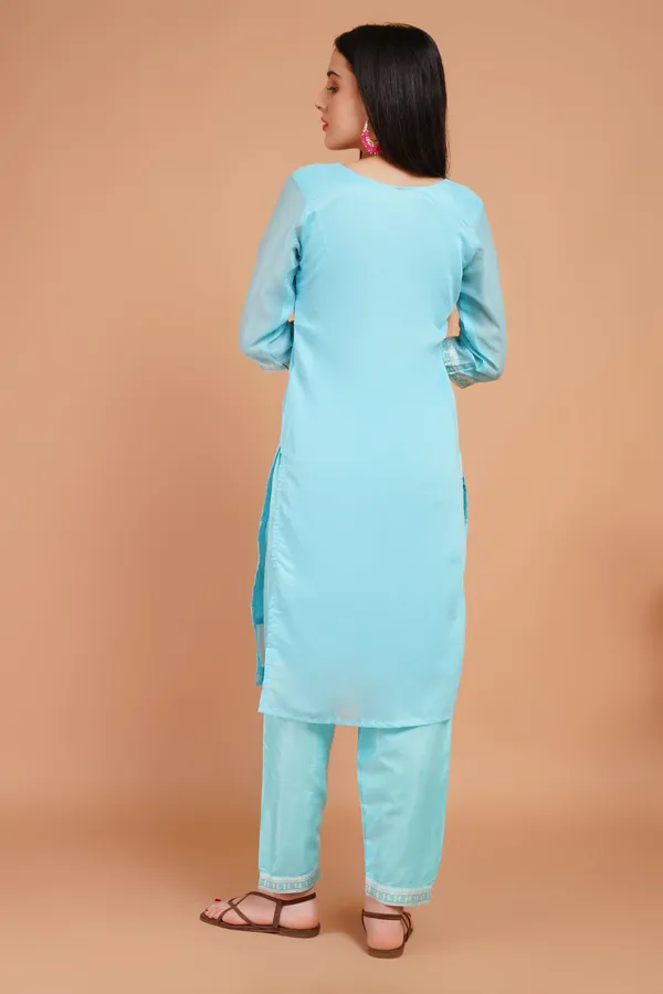 Light_Blue_Stylish_Elegant_Design_Kurti_With_Pant_&_Dupatta_Set_For_Women