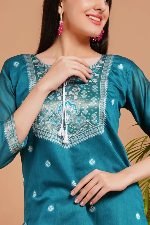 Rama_Stylish_Elegant_Design_Kurti_With_Pant_&_Dupatta_Set_For_Women