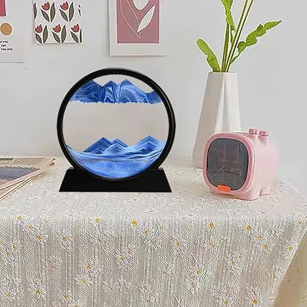 3D_Dynamic_Sand_Art_Liquid_Motion,_Moving_Sand_Art_Picture_Round_Glass_3D_Deep_Sea_Sandscape_in_Motion_Display_Flowing_Sand_Frame_Relaxing_Desktop_Home_Office_Work_Decor_(_7'')