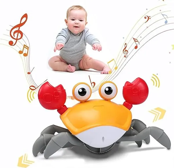 Crawling_Crab_Musical_Toy_with_LED_Lights_|_Rechargeable_Dancing_Toy_for_Kids_Age_3+_|_Interactive_Early_Learning_&_Entertainment_Toy_(Multicolor)