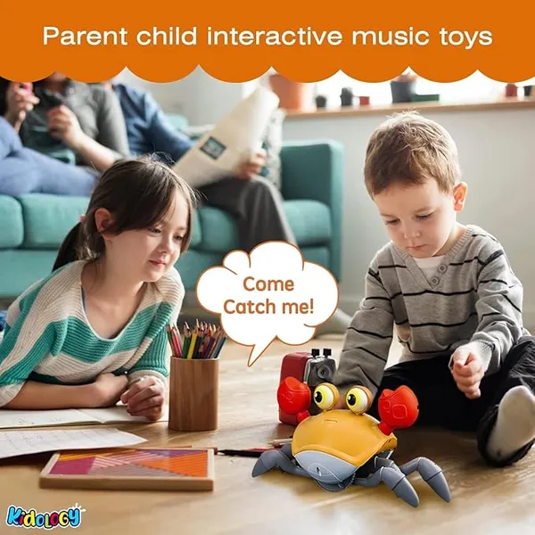 Crawling_Crab_Musical_Toy_with_LED_Lights_|_Rechargeable_Dancing_Toy_for_Kids_Age_3+_|_Interactive_Early_Learning_&_Entertainment_Toy_(Multicolor)