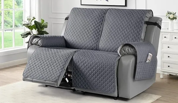 Dark_Grey_Premium_Holland_Fabric_Washable_Non-Slip_Recliner_Cover_With_Elastic_Straps