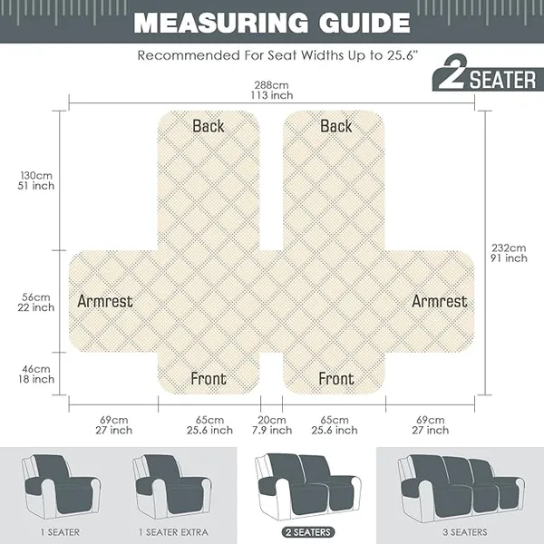 Dark_Grey_Premium_Holland_Fabric_Washable_Non-Slip_Recliner_Cover_With_Elastic_Straps