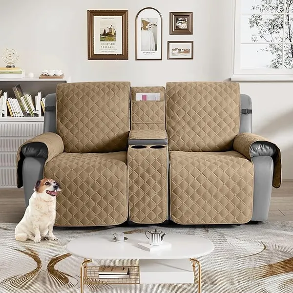 Camel_Colour_2-Seater_Non-Slip_Couch_Cover_with_Console