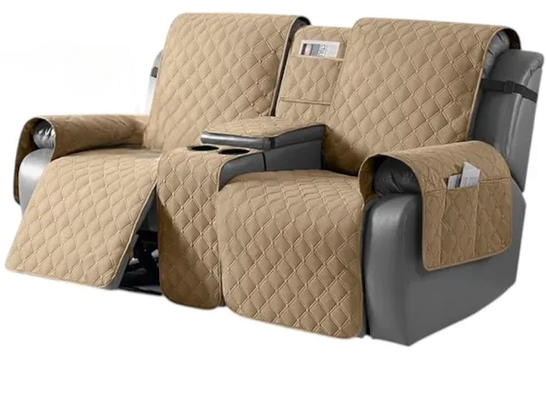 Camel_Colour_2-Seater_Non-Slip_Couch_Cover_with_Console