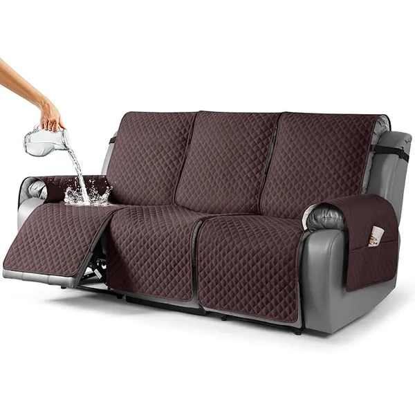 Chocolate_Holland_Fabric_3-Seater_Recliner_Sofa_Cover_Washable_with_Straps