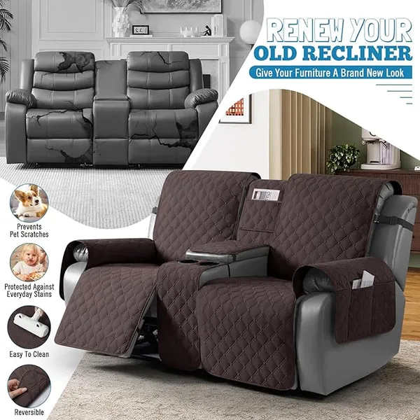 Chocolate_Holland_2-Seater_Couch_Cover_with_Console_&_Non-Slip_Straps