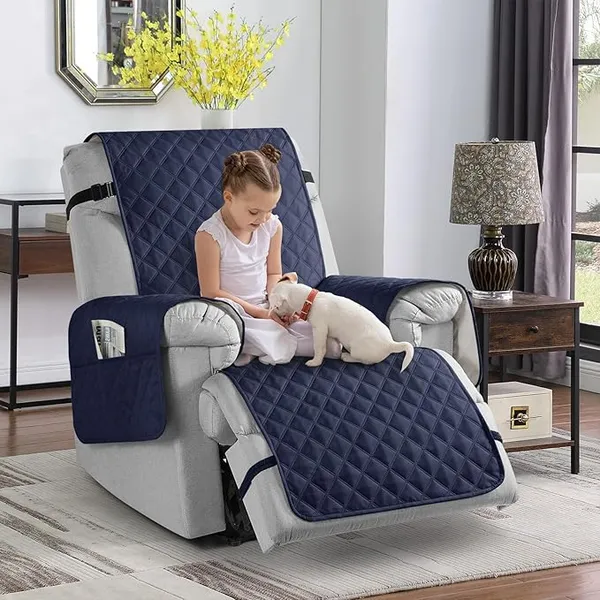 Navy_Reversible_Washable_Recliner_Sofa_Covers_With_Leg_Straps