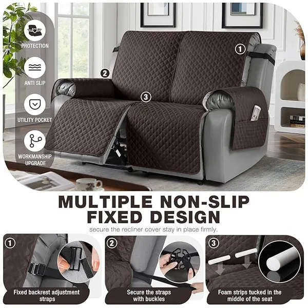 Chocolate_Premium_Holland_Fabric_Washable_Non-Slip_Recliner_Cover_With_Elastic_Straps