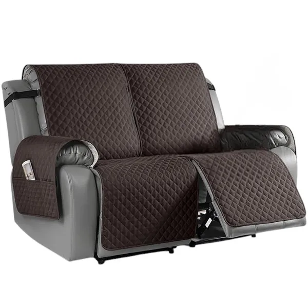 Chocolate_Premium_Holland_Fabric_Washable_Non-Slip_Recliner_Cover_With_Elastic_Straps