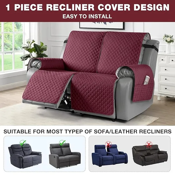 Wine_Holland_Fabric_Recliner_Cover_Washable_&_Non-Slip