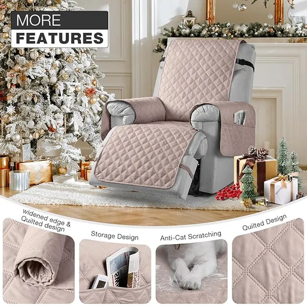 Cream_Reversible_Washable_Recliner_Sofa_Covers_With_Leg_Straps