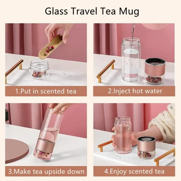 _Gold_420ml_Tea_Infuser_Bottle_�_Double_Wall_Leakproof_Glass_Tumbler_with_Filter_&_Sleeve_for_Loose_Leaf_Tea,_Herbal_Coffee_&_Fruit_Drinks
