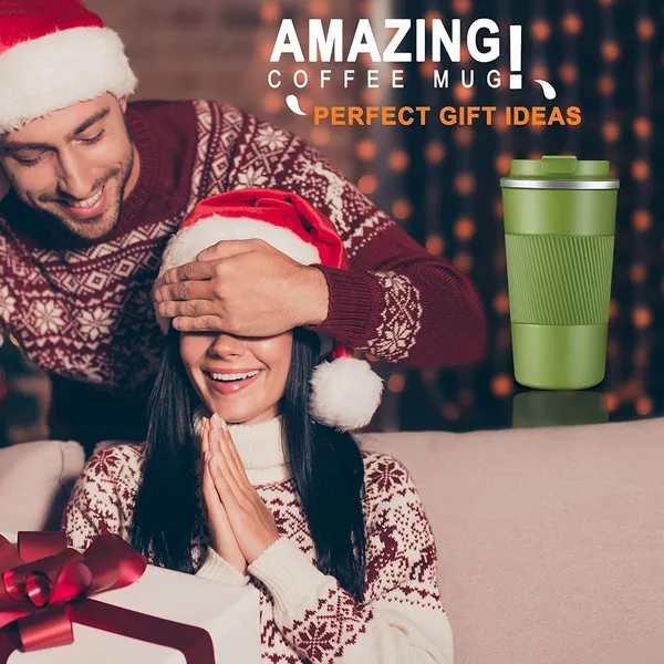 Green_510_Ml_Travel_Mug_Insulated_Coffee_Cup_With_Leakproof_LidVacuum_Insulation_Stainless_Steel_Reusable_For_Hot_Cold_CoffeeTea_Thermal_Mug_With_NonSlip
