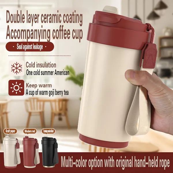 Beige_Without_Display_Coffee_Mug_With_Ziplock_Lid_Coffee_Thermal_Mug_Coffee_To_Go_DoubleWalled_Vacuum_Thermal_Mug_Coffee_Stainless_Steel_Thermal_Mug_420_Ml