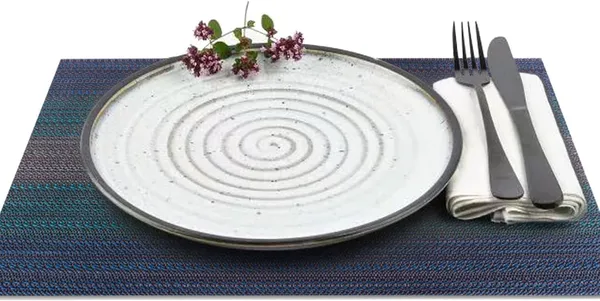 Blue_Dining_Table_Placemat_Set_Pvc_Material_NonSlip_Washable_And_Heat_Resistant_Tablemates_Size_45X30Cm_6_Pcs_Placemat