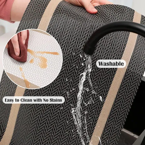 Brown_Dining_Table_Placemat_Set_Pvc_Material_NonSlip_Washable_And_Heat_Resistant_Table_Runner_180Cm_X_30Cm