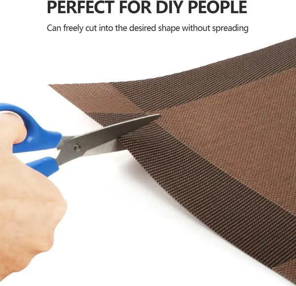 Brown_Dining_Table_Placemat_Set_Pvc_Material_NonSlip_Washable_And_Heat_Resistant_Tablemates_Size_45X30Cm_6_Pcs_Placemat