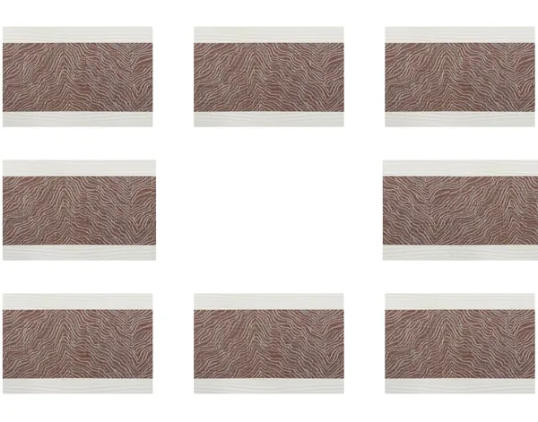 Brown_Dining_Table_Placemat_Set_Pvc_Material_NonSlip_Washable_And_Heat_Resistant_Tablemates_Size_45X30Cm_And_Table_Runner_180Cm_X_30Cm_4_Placemat_With_Runner
