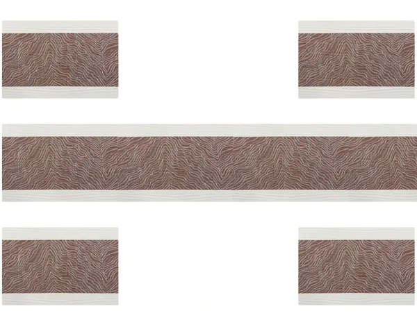 Brown_Dining_Table_Placemat_Set_Pvc_Material_NonSlip_Washable_And_Heat_Resistant_Tablemates_Size_45X30Cm_And_Table_Runner_180Cm_X_30Cm_4_Placemat_With_Runner
