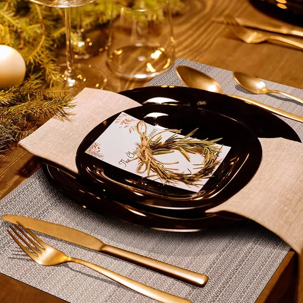 Brown_Dining_Table_Placemat_Set_Pvc_Material_NonSlip_Washable_And_Heat_Resistant_Tablemats_Size_45X30Cm_6_Pcs_Placemat