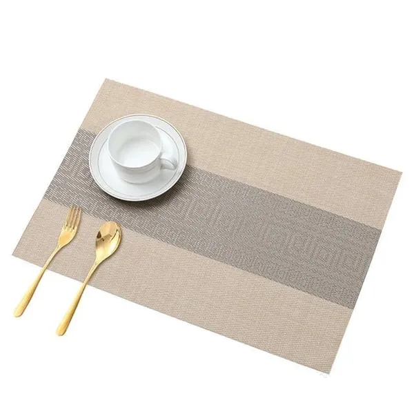 Beige_Dining_Table_Placemat_Set_Pvc_Material_NonSlip_Washable_And_Heat_Resistant_Tablemats_Size_45X30Cm_8_Pcs_Placemat