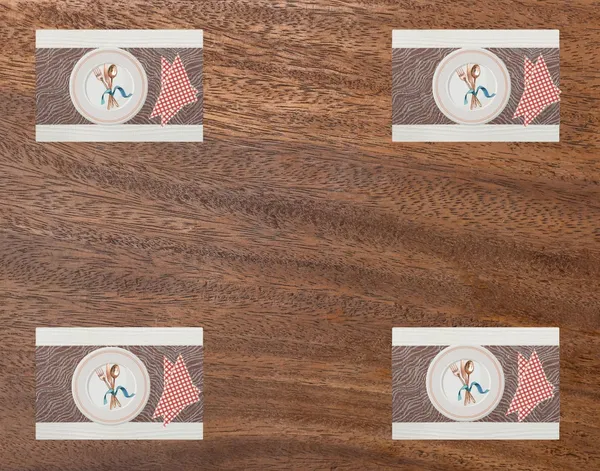 Brown_Dining_Table_Placemat_Set_Pvc_Material_NonSlip_Washable_And_Heat_Resistant_Table_Runner_180Cm_X_30Cm