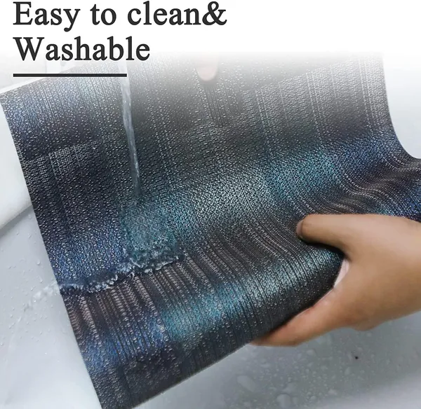 Blue_Dining_Table_Placemat_Set_Pvc_Material_NonSlip_Washable_And_Heat_Resistant_Tablemats_Size_45X30Cm_4_Pcs_Placemat