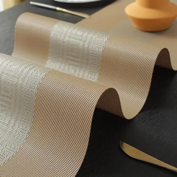 Brown_Dining_Table_Placemat_Set_Pvc_Material_NonSlip_Washable_And_Heat_Resistant_Table_Runner_180Cm_X_30Cm