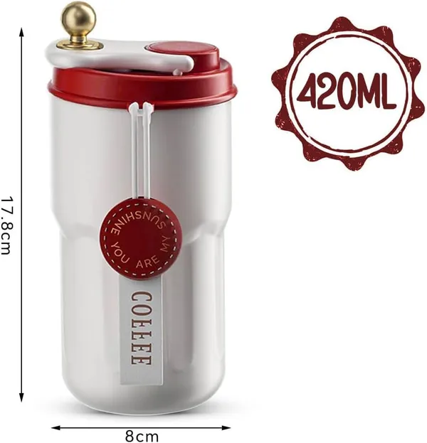 Red_Without_DisplayCoffee_Mug_With_Ziplock_Lid_Coffee_Thermal_Mug_Coffee_To_Go_DoubleWalled_Vacuum_Thermal_Mug_Coffee_Stainless_Steel_Thermal_Mug_420_Ml