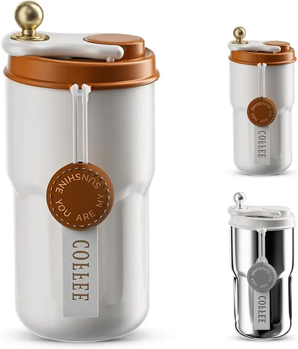 Brown_Customized_Coffee_Mug_With_Ziplock_Lid_Coffee_Tumbler_With_Name_DoubleWalled_Vacuum_Thermal_Mug_Coffee_Stainless_Steel_420_Ml