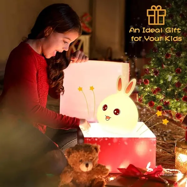 White_Kids_Night_Light_Cute_PandaSilicone_Nursery_Lamp_For_Baby_And_ToddlerAnimal_Night_Light_For_Boys_And_GirlsSquishy_Night_Light_For_BedroomCute_Night_Light_For_Kids_Room