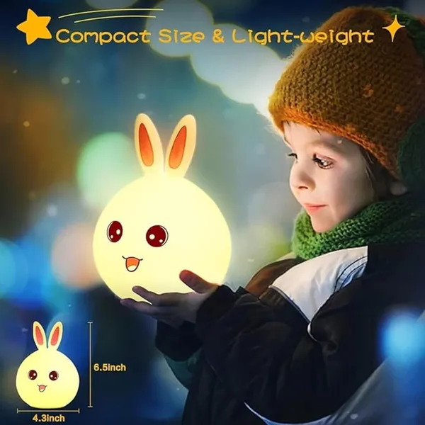 White_Kids_Night_Light_Cute_PandaSilicone_Nursery_Lamp_For_Baby_And_ToddlerAnimal_Night_Light_For_Boys_And_GirlsSquishy_Night_Light_For_BedroomCute_Night_Light_For_Kids_Room