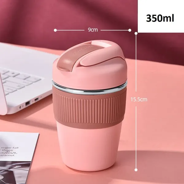 Red_350_Ml_Travel_Coffee_Mug_With_Lid_And_Straw_Coffee_Tumbler_Mug_316_Stainless_Steel_Double_Wall_Vacuum_Insulated_Tumblers_For_Ice_Drink_Hot_Beverage