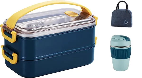 Blue_Executive_Insulated_AirTight_2_Stainless_Steel_&_Plastic_Containers_Lunch_Box_Handheld_Tiffin_Leak_Proof_Container_For_School_Office_Use__Blue