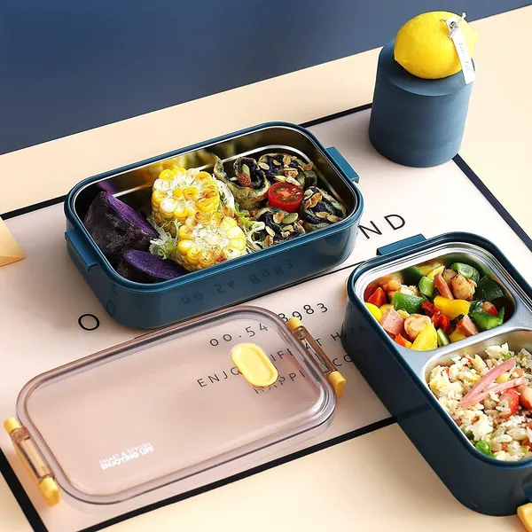 Blue_Executive_Insulated_AirTight_2_Stainless_Steel_&_Plastic_Containers_Lunch_Box_Handheld_Tiffin_Leak_Proof_Container_For_School_Office_Use__Blue_1600Ml
