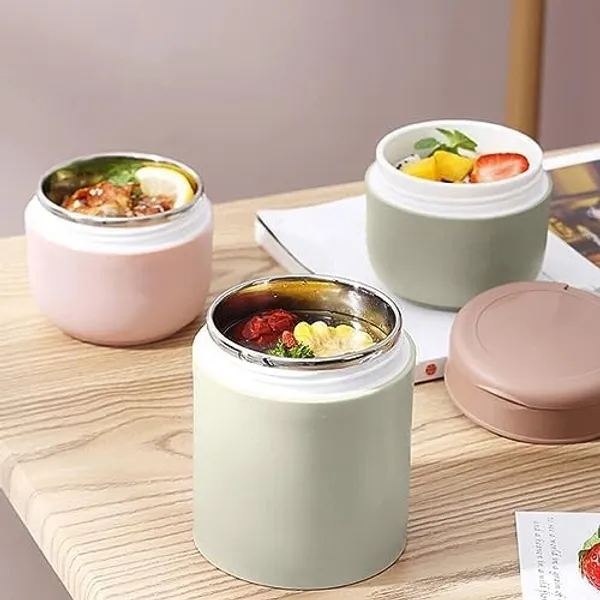 Green_Lunch_Box_Yogurt_Container_With_Lid_Leak_Proof_Stainless_Steel_Cups_With_Lids_And_Reusable_Plastic_SpoonOvernight_Oats_Containers_With_Lid_Dishwasher_Freezer_Safe