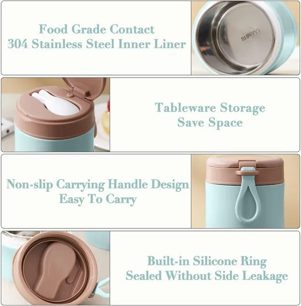 Blue_Lunch_Box_Yogurt_Container_With_Lid_Leak_Proof_Stainless_Steel_Cups_With_Lids_And_Reusable_Plastic_SpoonOvernight_Oats_Containers_With_Lid_Dishwasher_Freezer_Safe