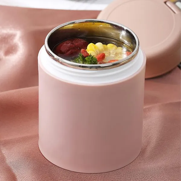 Pink_Lunch_Box_Yogurt_Container_With_Lid_Leak_Proof_Stainless_Steel_Cups_With_Lids_And_Reusable_Plastic_SpoonOvernight_Oats_Containers_With_Lid_Dishwasher_Freezer_Safe