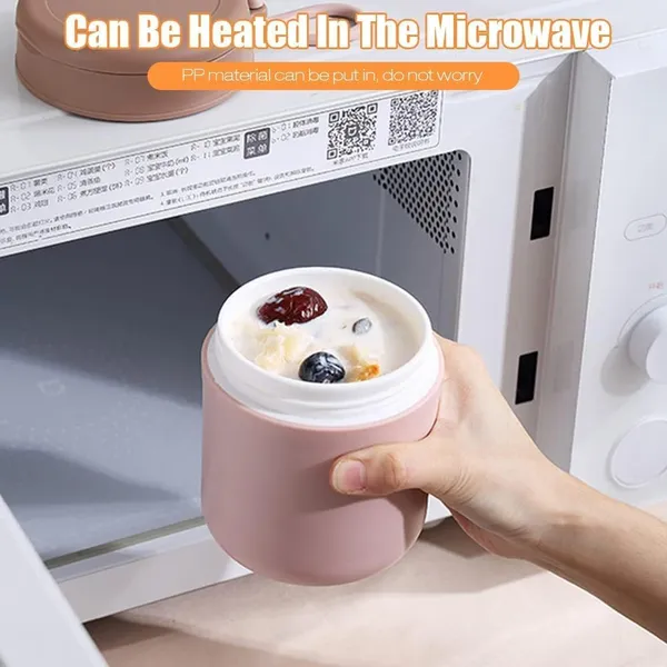 Pink_Lunch_Box_Yogurt_Container_With_Lid_Leak_Proof_Stainless_Steel_Cups_With_Lids_And_Reusable_Plastic_SpoonOvernight_Oats_Containers_With_Lid_Dishwasher_Freezer_Safe