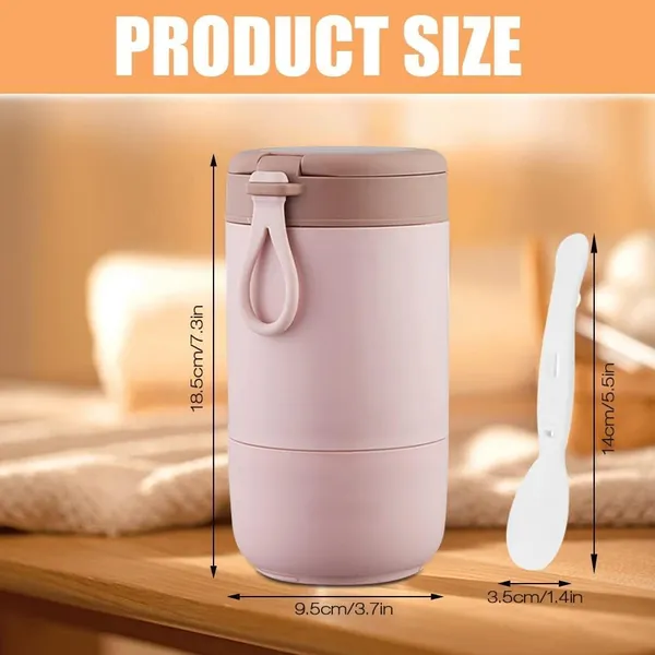 Pink_Lunch_Box_Yogurt_Container_With_Lid_Leak_Proof_Stainless_Steel_Cups_With_Lids_And_Reusable_Plastic_SpoonOvernight_Oats_Containers_With_Lid_Dishwasher_Freezer_Safe