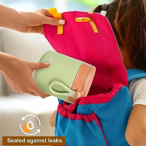 Green_Lunch_Box_Yogurt_Container_With_Lid_Leak_Proof_Stainless_Steel_Cups_With_Lids_And_Reusable_Plastic_SpoonOvernight_Oats_Containers_With_Lid_Dishwasher_Freezer_Safe