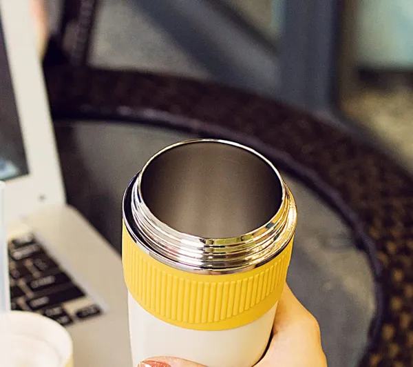Yellow_350_Ml_Travel_Coffee_Mug_With_Lid_And_Straw_Coffee_Tumbler_Mug_316_Stainless_Steel_Double_Wall_Vacuum_Insulated_Tumblers_For_Ice_Drink_Hot_Beverage